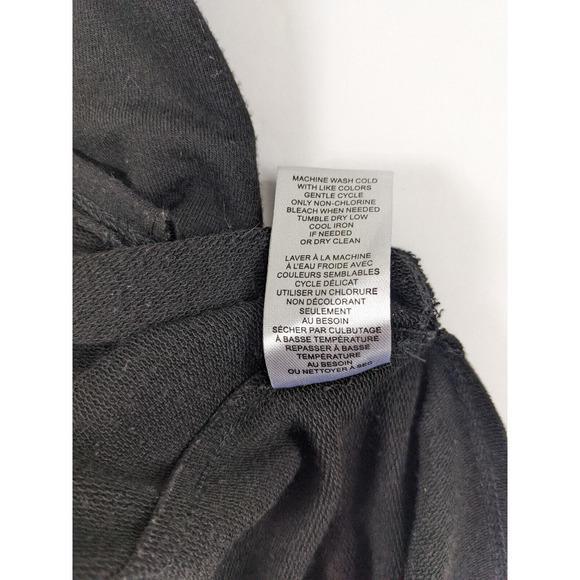 Tahari Sleeveless Dress Black XS Asymmetrical Midi Length Stretch Shift LBD - Picture 4 of 5